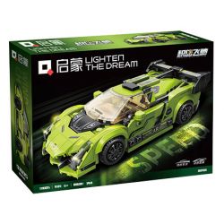 QMAN ENLIGHTEN KEEPPLEY 91005 TĂNG TỐC STORM CHASER bộ đồ chơi xếp lắp ráp ghép mô hình Speed Champions Racing Cars Đua Xe Công Thức 348 khối