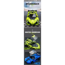 QMAN ENLIGHTEN KEEPPLEY 91006 TỐC ĐỘ TÍCH LŨY CAO HƠN bộ đồ chơi xếp lắp ráp ghép mô hình Speed Champions Racing Cars Đua Xe Công Thức 319 khối