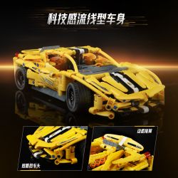 QMAN ENLIGHTEN KEEPPLEY 91007 TỐC ĐỘ TÍCH LŨY BÃO BÙNG bộ đồ chơi xếp lắp ráp ghép mô hình Technic Kỹ Thuật Công Nghệ Cao Mô Hình Phương Tiện 821 khối