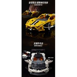 QMAN ENLIGHTEN KEEPPLEY 91007 TỐC ĐỘ TÍCH LŨY BÃO BÙNG bộ đồ chơi xếp lắp ráp ghép mô hình Technic Kỹ Thuật Công Nghệ Cao Mô Hình Phương Tiện 821 khối