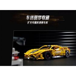 QMAN ENLIGHTEN KEEPPLEY 91007 TỐC ĐỘ TÍCH LŨY BÃO BÙNG bộ đồ chơi xếp lắp ráp ghép mô hình Technic Kỹ Thuật Công Nghệ Cao Mô Hình Phương Tiện 821 khối