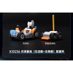 KEEPPLEY K10235 10235 CĂN CỨ MẶT TRĂNG (MÔ-ĐUN THỬ NGHIỆM KHÓA KHÍ) bộ đồ chơi xếp lắp ráp ghép mô hình City Thành Phố 790 khối