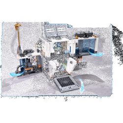 KEEPPLEY K10235 10235 CĂN CỨ MẶT TRĂNG (MÔ-ĐUN THỬ NGHIỆM KHÓA KHÍ) bộ đồ chơi xếp lắp ráp ghép mô hình City Thành Phố 790 khối