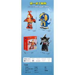 PANTASY 87102 TIỂU BẢO BỌC SẮT KABUDA bộ đồ chơi xếp lắp ráp ghép mô hình Movie & Game KABUTACK Phim Và Trò Chơi 214 khối