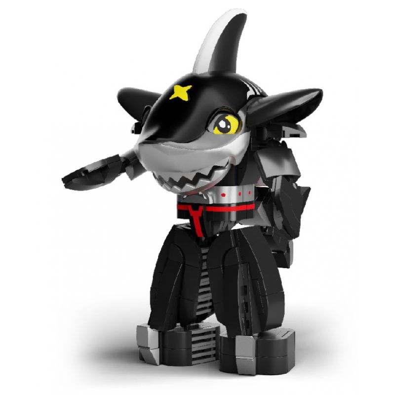 PANTASY 87104 TIỂU BẢO BỌC SẮT ỚT CÁ MẬP bộ đồ chơi xếp lắp ráp ghép mô hình Movie & Game SHARKLER Phim Và Trò Chơi 245 khối