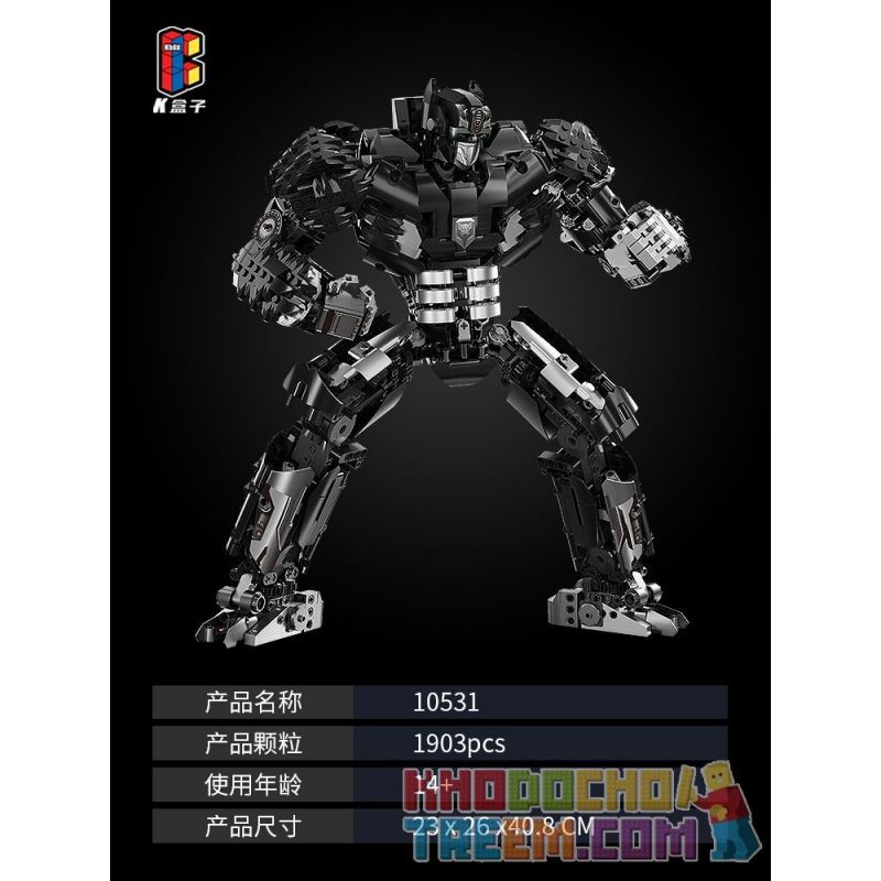 SHARP MODEL JIMULIANG PRODUCT 10531 PHIÊN BẢN CHIẾN ĐẤU CƠ KHÍ CẤP bộ đồ chơi xếp lắp ráp ghép mô hình Movie & Game Phim Và Trò Chơi 1903 khối