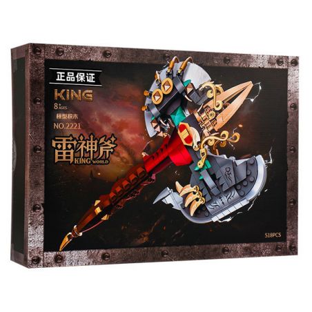 2221 RÌU CỦA THOR bộ đồ chơi xếp lắp ráp ghép mô hình 518 khối