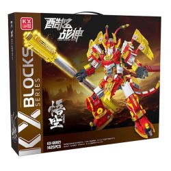 KX 66821 THẦN CHIẾN TRANH MÁT MẺ GOKU bộ đồ chơi xếp lắp ráp ghép mô hình 1425 khối