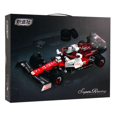 KOZOSHA 2222 ĐUA XE CÔNG THỨC MỘT bộ đồ chơi xếp lắp ráp ghép mô hình Racers Đua Tốc Độ 623 khối