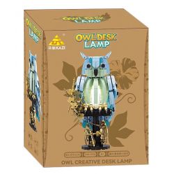 Kazi KY81151 81151 ĐÈN BÀN ĐẠI BÀNG MÈO bộ đồ chơi xếp lắp ráp ghép mô hình OWL DESK LAMP 545 khối