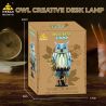 Kazi KY81151 81151 ĐÈN BÀN ĐẠI BÀNG MÈO bộ đồ chơi xếp lắp ráp ghép mô hình OWL DESK LAMP 545 khối