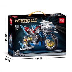 MINGDI LEIBAO K3087 3087 LIÊN MINH HUYỀN THOẠI XE MÁY bộ đồ chơi xếp lắp ráp ghép mô hình Technic Kỹ Thuật Công Nghệ Cao Mô Hình Phương Tiện 780 khối