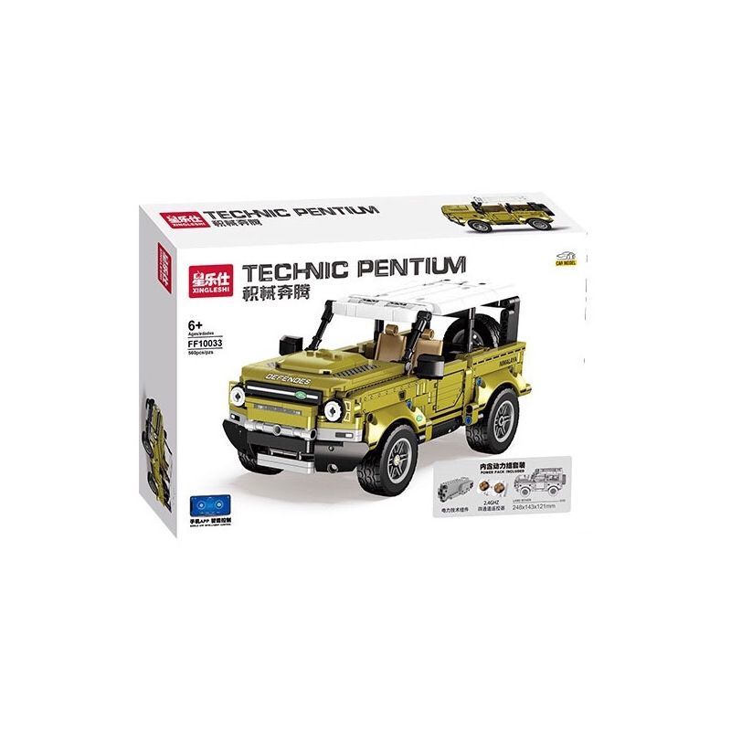XINGLESHI FF10033 10033 LAND ROVER OFF -ROAD PHƯƠNG TIỆN ĐIỀU KHIỂN TỪ XA bộ đồ chơi xếp lắp ráp ghép mô hình Technic Kỹ Thuật Công Nghệ Cao Mô Hình Phương Tiện 560 khối