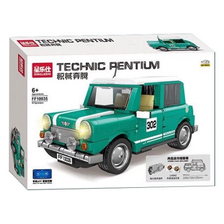 XINGLESHI FF10035 10035 ĐIỀU KHIỂN TỪ XA XE HƠI MINI MASTER bộ đồ chơi xếp lắp ráp ghép mô hình Creator Sáng Tạo 673 khối