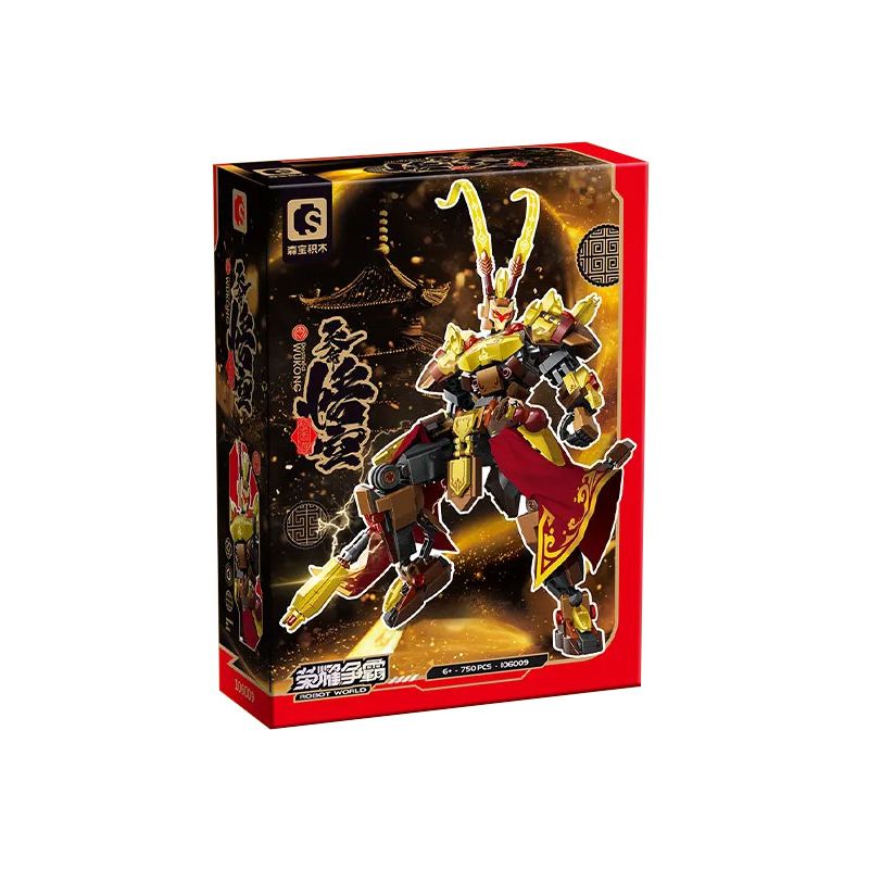 SEMBO 106009 DANH DỰ CHIẾN ĐẤU VỀ PHÍA TÂY HÀNH TRÌNH DESTINY GOKU bộ đồ chơi xếp lắp ráp ghép mô hình 750 khối