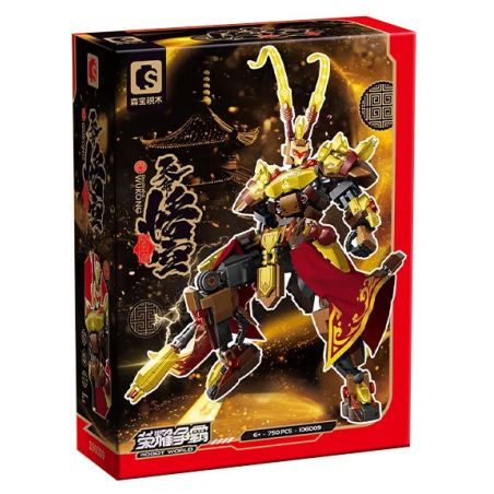 SEMBO 106009 DANH DỰ CHIẾN ĐẤU VỀ PHÍA TÂY HÀNH TRÌNH DESTINY GOKU bộ đồ chơi xếp lắp ráp ghép mô hình 750 khối