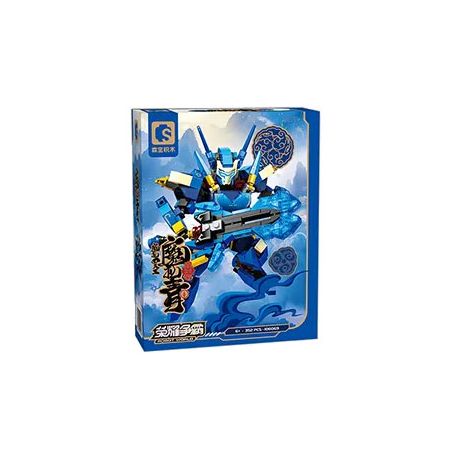 SEMBO 106069 GLORY FIGHTING DEMON RITES BB WARRIOR LI QING bộ đồ chơi xếp lắp ráp ghép mô hình 352 khối