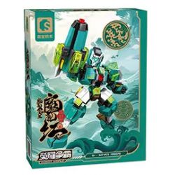 SEMBO 106070 GLORY FIGHTING DEMON BB WARRIOR LIHONG bộ đồ chơi xếp lắp ráp ghép mô hình 327 khối