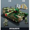 SEMBO 207225 CHIẾN TRANH SINH TỒN XE TĂNG ĐẤU CHÍNH CỦA LIÊN XEL T90 bộ đồ chơi xếp lắp ráp ghép mô hình Military Army Quân Sự Bộ Đội 765 khối