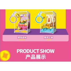 SEMBO 613016 HỘP LAU MAY MẮN SỐ 2 bộ đồ chơi xếp lắp ráp ghép mô hình Gear LUCKY BOX 2.0 Đồ Lắp Ghép 804 khối