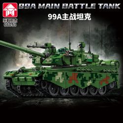 LE YI 66053 XE TĂNG KIỂU 99 bộ đồ chơi xếp lắp ráp ghép mô hình Military Army 99A MAIN BATTLE TANK Quân Sự Bộ Đội