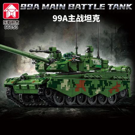 LE YI 66053 XE TĂNG KIỂU 99 bộ đồ chơi xếp lắp ráp ghép mô hình Military Army 99A MAIN BATTLE TANK Quân Sự Bộ Đội