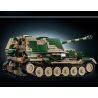 LE YI 66059 XE MÁY BAY CHIẾN ĐẤU TĂNG PIXEL bộ đồ chơi xếp lắp ráp ghép mô hình Military Army ELEPHANT TANK DESTROYER Quân Sự Bộ Đội 826 khối