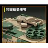LE YI 66059 XE MÁY BAY CHIẾN ĐẤU TĂNG PIXEL bộ đồ chơi xếp lắp ráp ghép mô hình Military Army ELEPHANT TANK DESTROYER Quân Sự Bộ Đội 826 khối