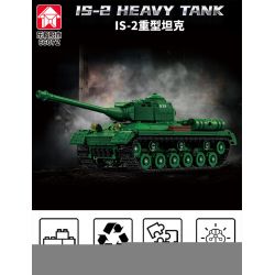 LE YI 66072 IS-2 BỂ NẶNG bộ đồ chơi xếp lắp ráp ghép mô hình Military Army IS-2 HEAVY TANK Quân Sự Bộ Đội 752 khối