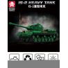 LE YI 66072 IS-2 BỂ NẶNG bộ đồ chơi xếp lắp ráp ghép mô hình Military Army IS-2 HEAVY TANK Quân Sự Bộ Đội 752 khối