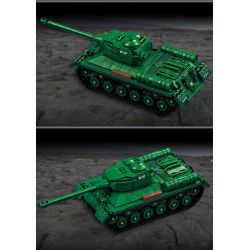 LE YI 66072 IS-2 BỂ NẶNG bộ đồ chơi xếp lắp ráp ghép mô hình Military Army IS-2 HEAVY TANK Quân Sự Bộ Đội 752 khối