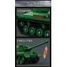 LE YI 66072 IS-2 BỂ NẶNG bộ đồ chơi xếp lắp ráp ghép mô hình Military Army IS-2 HEAVY TANK Quân Sự Bộ Đội 752 khối