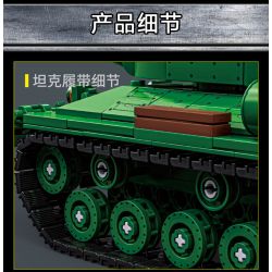 LE YI 66072 IS-2 BỂ NẶNG bộ đồ chơi xếp lắp ráp ghép mô hình Military Army IS-2 HEAVY TANK Quân Sự Bộ Đội 752 khối