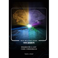 IBLOCK IB1301-1 1301-1 MẶT TRƯỚC MINI XE TĂNG T-25 bộ đồ chơi xếp lắp ráp ghép mô hình MINI MILITARY RAGE