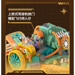 IBLOCK IB1301-3 1301-3 MẶT TRẬN MINI MÁY BAY CHIẾN ĐẤU J-05 JET bộ đồ chơi xếp lắp ráp ghép mô hình MINI MILITARY RAGE