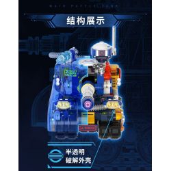 IBLOCK IB1301-4 1301-4 MẶT TRẬN MINI XE TĂNG CHIẾN ĐẤU CHỦ LỰC 99A bộ đồ chơi xếp lắp ráp ghép mô hình MINI MILITARY RAGE