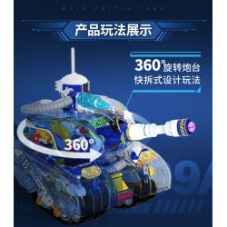 IBLOCK IB1301-4 1301-4 MẶT TRẬN MINI XE TĂNG CHIẾN ĐẤU CHỦ LỰC 99A bộ đồ chơi xếp lắp ráp ghép mô hình MINI MILITARY RAGE