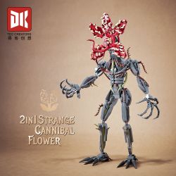 DK 7045 NHỮNG ĐIỀU KỲ LẠ PIRANHA bộ đồ chơi xếp lắp ráp ghép mô hình Movie & Game 2IN1 STRANGE CANNIBAL FLOWER Phim Và Trò Chơi 858 khối