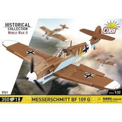 COBI 5761 MECE SCHMIDT BF-109 G 1:32 tỷ lệ 1:32 bộ đồ chơi xếp lắp ráp ghép mô hình Military Army MESSERSCHMITT BF 109 G Quân Sự Bộ Đội 350 khối