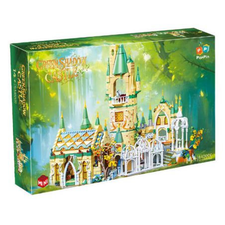 ZHEGAO 643000 LÂU ĐÀI MÀU XANH LÁ CÂY bộ đồ chơi xếp lắp ráp ghép mô hình The Lord Of The Rings GREEN SHADOW CASTLE Chúa Nhẫn 1515 khối