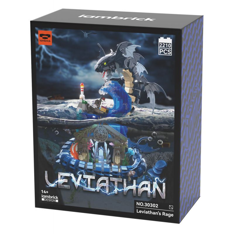 IAMBRICK 30302 CƠN THỊNH NỘ CỦA LEVIATHAN bộ đồ chơi xếp lắp ráp ghép mô hình LEVIATHAN'S RAGE