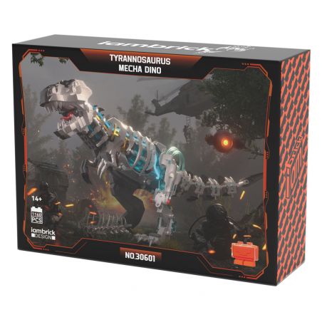 IAMBRICK 30601 KHỦNG LONG CƠ KHÍ bộ đồ chơi xếp lắp ráp ghép mô hình MECHA DINO TYRANNOSAURUS
