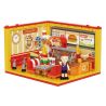 WEKKI 516415 CHERRY NHỎ BALLS NGÔI NHÀ STACK CỬA HÀNG BURGER HUAMOU bộ đồ chơi xếp lắp ráp ghép mô hình Movie & Game Phim Và Trò Chơi 216 khối