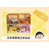 WEKKI 516417 NGÔI NHÀ JENGA THƠM NGON CỦA CHIBI MARUKO-CHAN HÀNG SUSHI bộ đồ chơi xếp lắp ráp ghép mô hình Movie & Game Phim Và Trò Chơi 206 khối