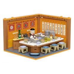 WEKKI 516418 CHERRY NHỎ BALLS NGÔI NHÀ STACK MARU TAILING NOODLE SHOP bộ đồ chơi xếp lắp ráp ghép mô hình Movie & Game Phim Và Trò Chơi 191 khối