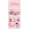 WEKKI 516418 CHERRY NHỎ BALLS NGÔI NHÀ STACK MARU TAILING NOODLE SHOP bộ đồ chơi xếp lắp ráp ghép mô hình Movie & Game Phim Và Trò Chơi 191 khối