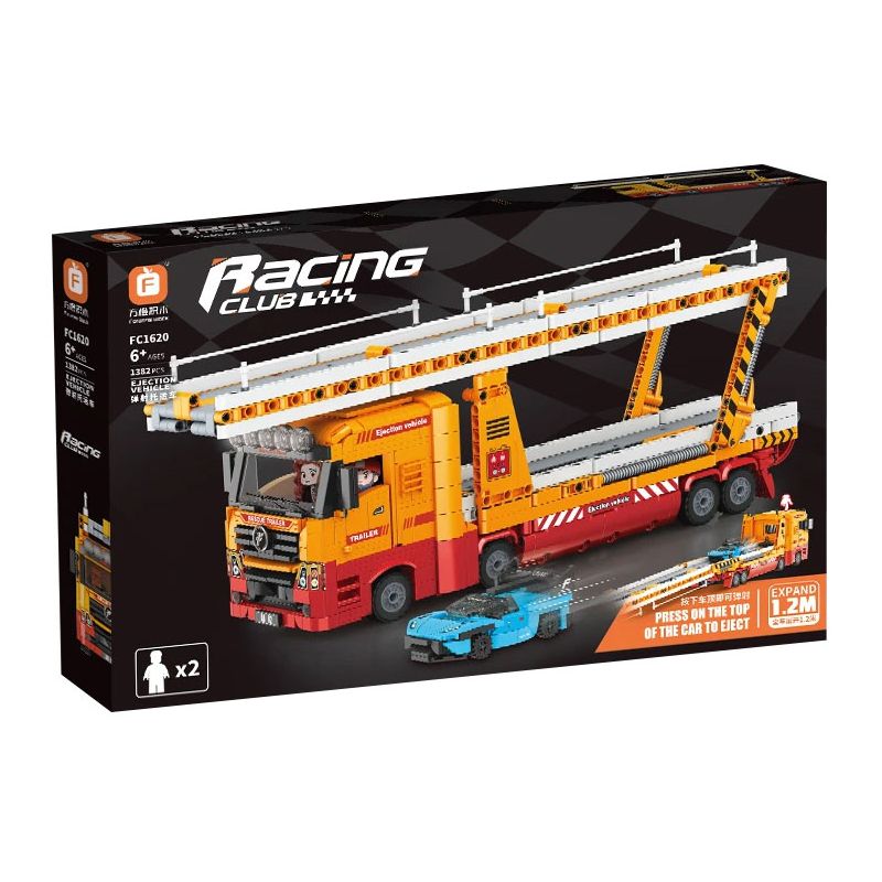 FORANGE FC1620 1620 XEM KIỂM TRA bộ đồ chơi xếp lắp ráp ghép mô hình EJECTION VEHICLE 1382 khối