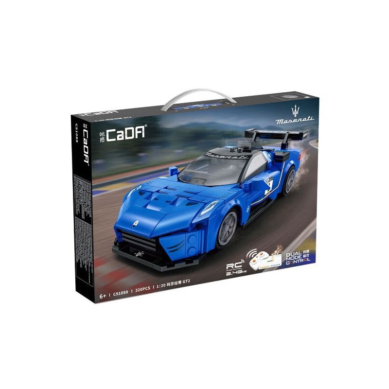 CADA DOUBLEE C51089 51089 MASERATI GT2 1:20 XE THỂ THAO tỷ lệ 1:20 bộ đồ chơi xếp lắp ráp ghép mô hình Racers Đua Tốc Độ 320 khối