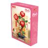 JAKI DK001 GUO CHAOHUA MÙA HOA HỒNG FANGFEI bộ đồ chơi xếp lắp ráp ghép mô hình Creator CHINESE ROSE Sáng Tạo