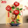 JAKI DK001 GUO CHAOHUA MÙA HOA HỒNG FANGFEI bộ đồ chơi xếp lắp ráp ghép mô hình Creator CHINESE ROSE Sáng Tạo